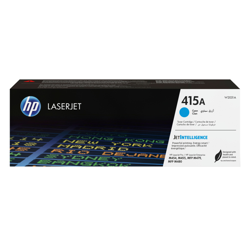 HP 415A Toner cyan LaserJet authentique