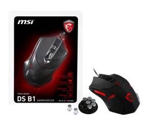 MSI Interceptor DS B1 souris Gaming Ambidextre USB Type-A Optique 1600 DPI
