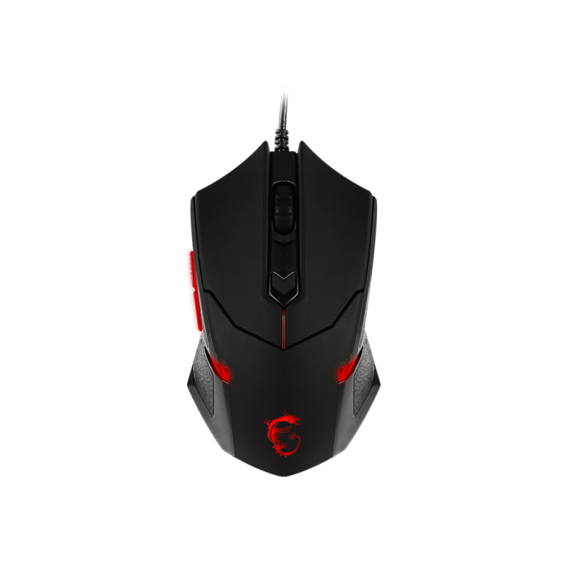 MSI Interceptor DS B1 souris Gaming Ambidextre USB Type-A Optique 1600 DPI