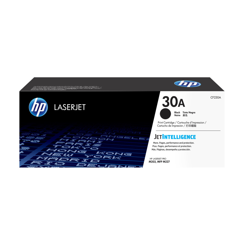 HP Cartouche de toner noir originale 30A LaserJet