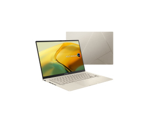 ASUS Zenbook 14X OLED UX3404VA-M9274W Intel® Core™ i7 i7-13700H Ordinateur portable 36,8 cm (14.5") 2.8K 16 Go LPDDR5-SDRAM 512 Go SSD Wi-Fi 6E (802.11ax) Windows 11 Home Beige