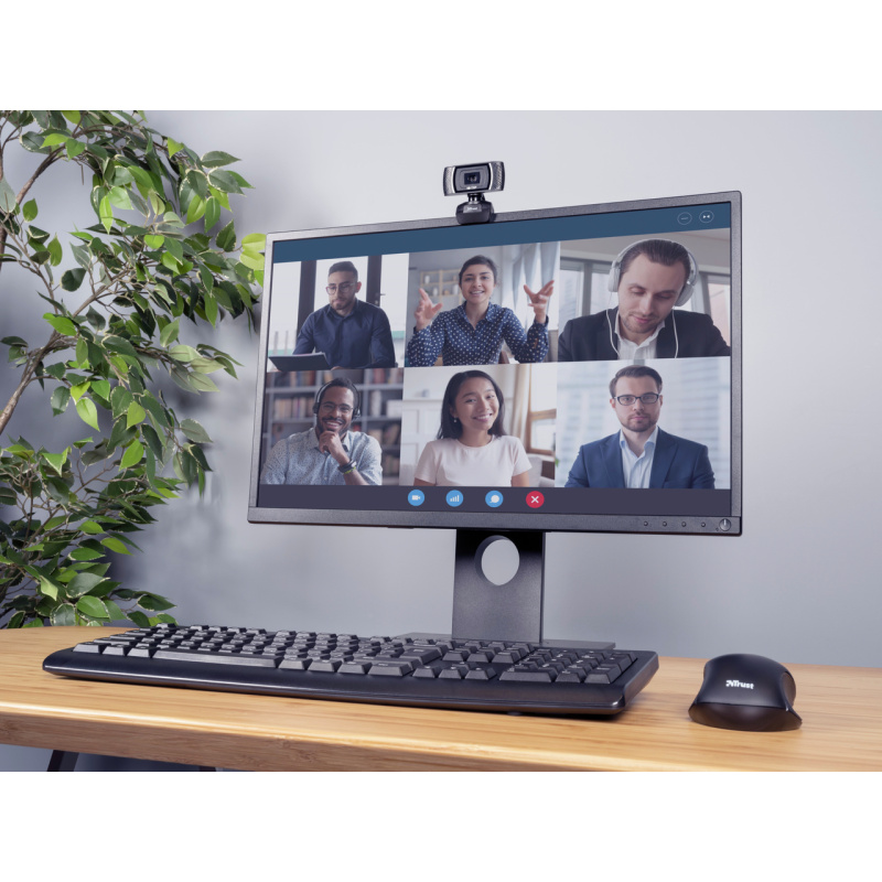 Trust Trino webcam 8 MP 1280 x 720 pixels USB 2.0 Noir