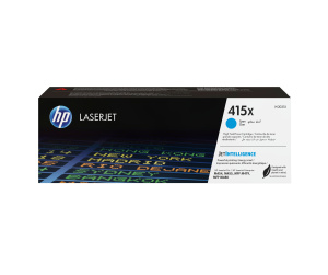 HP 415X Toner cyan LaserJet authentique grande capacité