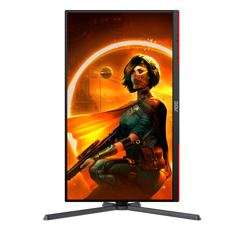 AOC G3 Q27G3XMN/BK écran plat de PC 68,6 cm (27") 2560 x 1440 pixels 2K Ultra HD LED Noir, Rouge