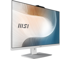 MSI Modern AM272P 12M-1260FR Intel® Core™ i5 i5-1235U 68,6 cm (27") 1920 x 1080 pixels PC All-in-One 16 Go DDR4-SDRAM 500 Go SSD Windows 11 Home Wi-Fi 6E (802.11ax) Blanc