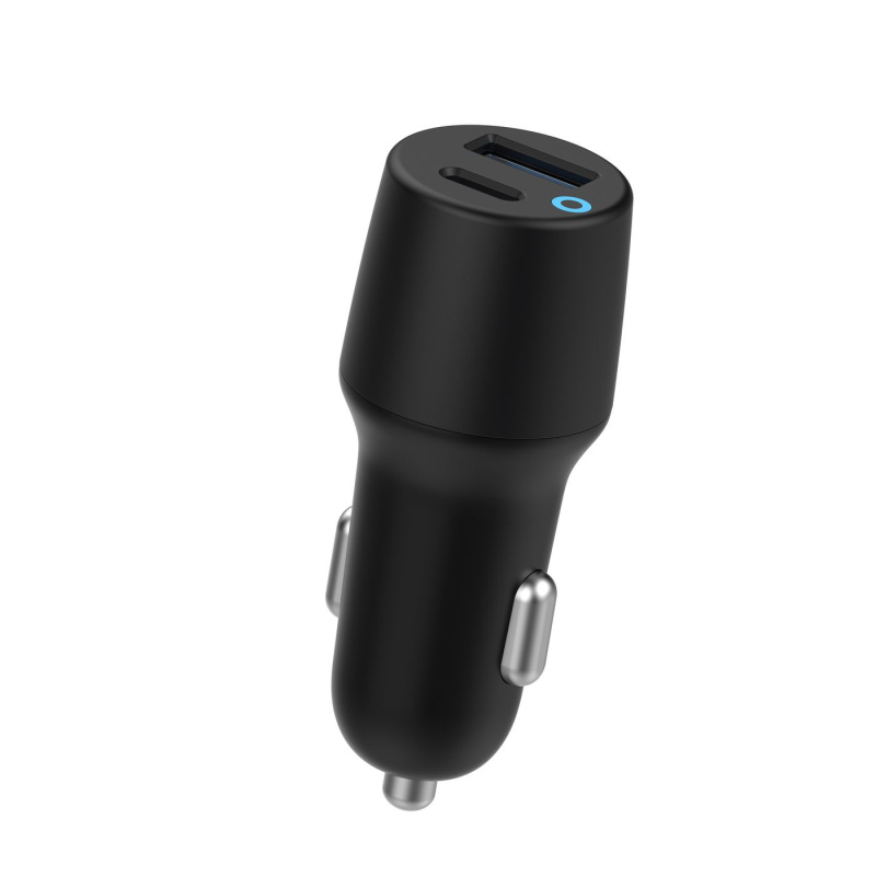 eSTUFF ES631031 chargeur d'appareils mobiles Téléphone portable Noir Allume-cigare Charge rapide Auto