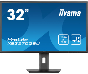 iiyama ProLite XB3270QSU-B1 écran plat de PC 81,3 cm (32") 2560 x 1440 pixels Wide Quad HD LED Noir