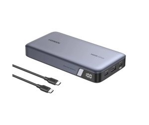 Ugreen 90597A banque d'alimentation électrique 25000 mAh Gris