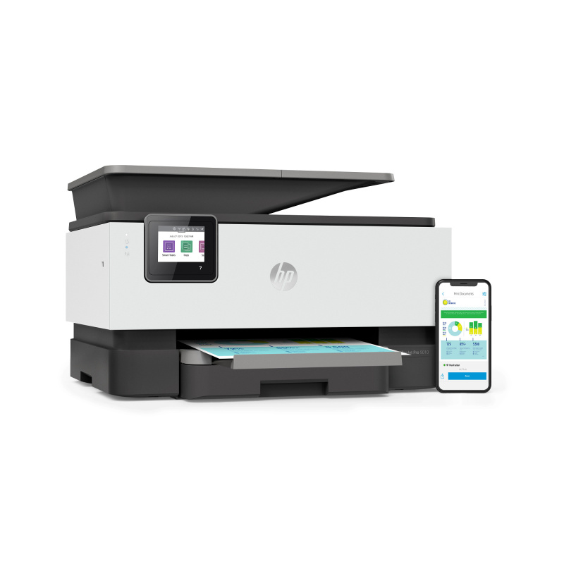 HP OfficeJet Pro 9010 Sans fil All-in-One Couleur Imprimante, Impression recto-verso; copieur, scanner
