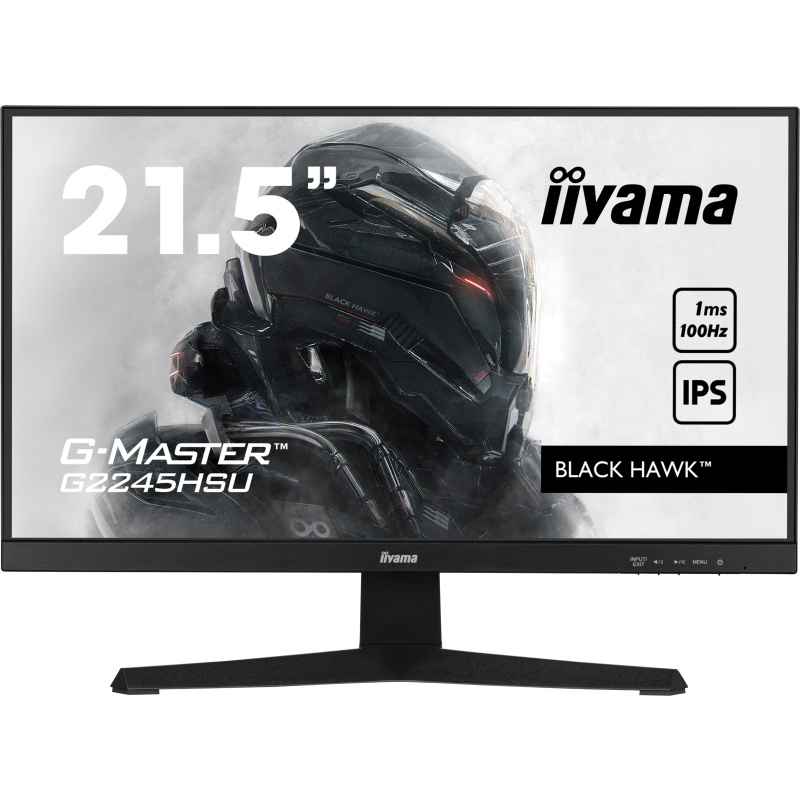 iiyama G-MASTER G2245HSU-B2 écran plat de PC 54,6 cm (21.5") 1920 x 1080 pixels Full HD LED Noir
