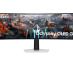 Samsung G93SC écran plat de PC 124,5 cm (49") 5120 x 1440 pixels Dual QHD OLED Argent