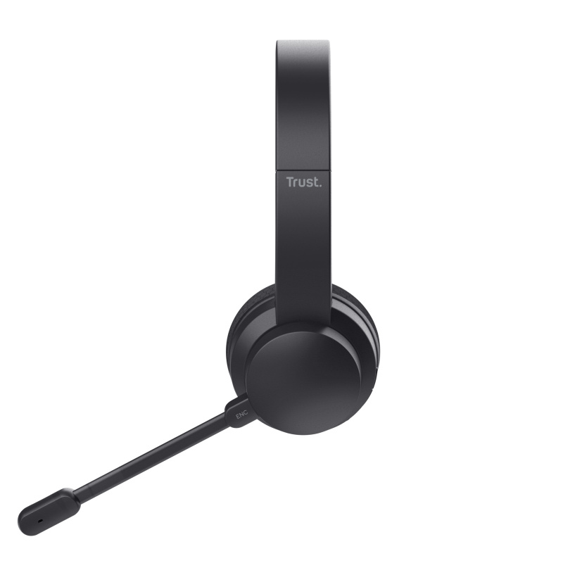 Trust Ayda Casque Avec fil &sans fil Arceau Appels/Musique USB Type-C Bluetooth Noir