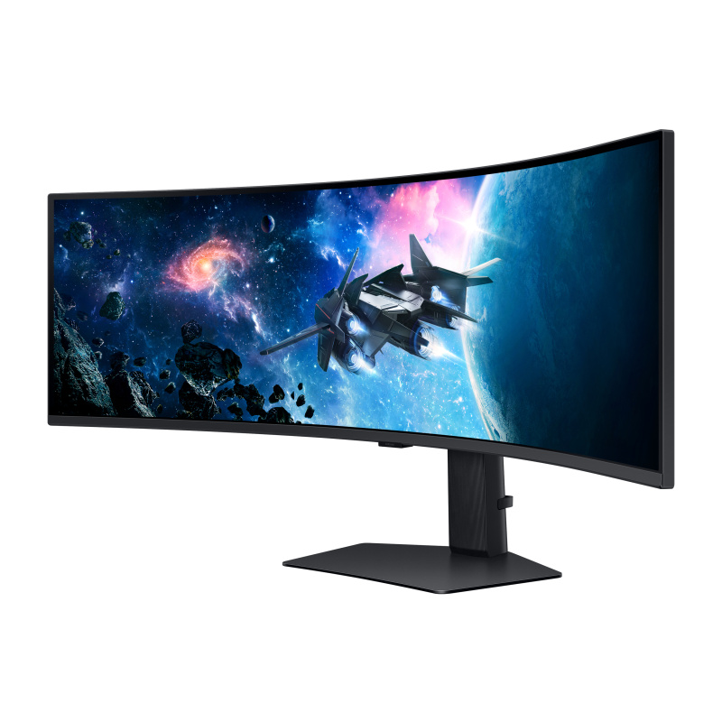 Samsung G95C écran plat de PC 124,5 cm (49") 5120 x 1440 pixels Dual QHD LED Noir