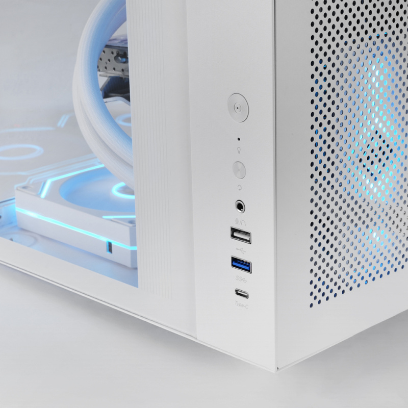 Mars Gaming MC-INFINIOLITEW Midi Tower Blanc
