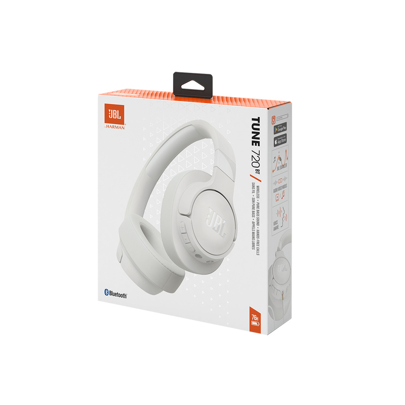 JBL Tune 720BT Casque Sans fil Arceau Appels/Musique Bluetooth Blanc