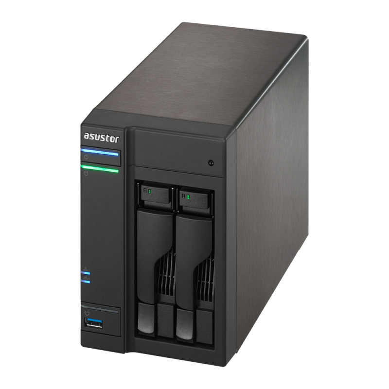 ASUS AS6102T NAS Intel® Celeron® N3050 2 Go DDR3L 0 To ADM Noir