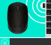 Logitech M171 Black-K souris Ambidextre RF sans fil Optique 1000 DPI