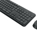 Logitech MK235 clavier Souris incluse USB AZERTY Français Gris