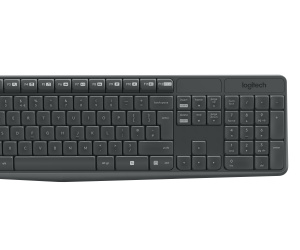 Logitech MK235 clavier Souris incluse USB AZERTY Français Gris