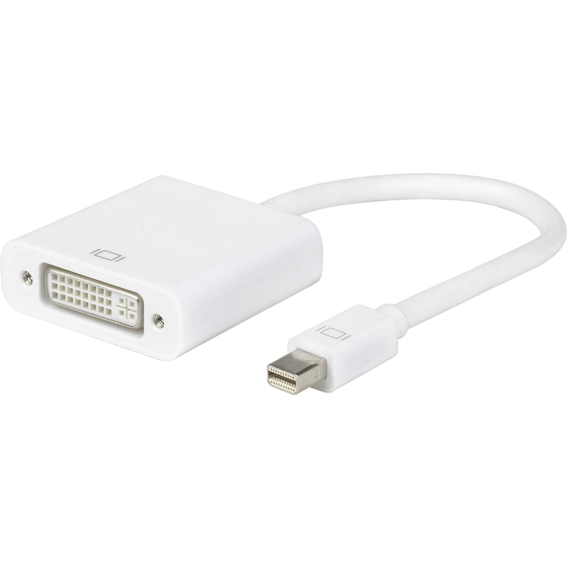 eSTUFF 0.15m MiniDP - DVI-D m/f 0,15 m Mini DisplayPort Blanc