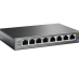 TP-Link TL-SG108PE Géré L2 Gigabit Ethernet (10/100/1000) Connexion Ethernet, supportant l'alimentation via ce port (PoE) Noir