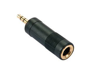 Lindy Adaptateur audio Jack stéréo 3,5mm M / 6,3mm F