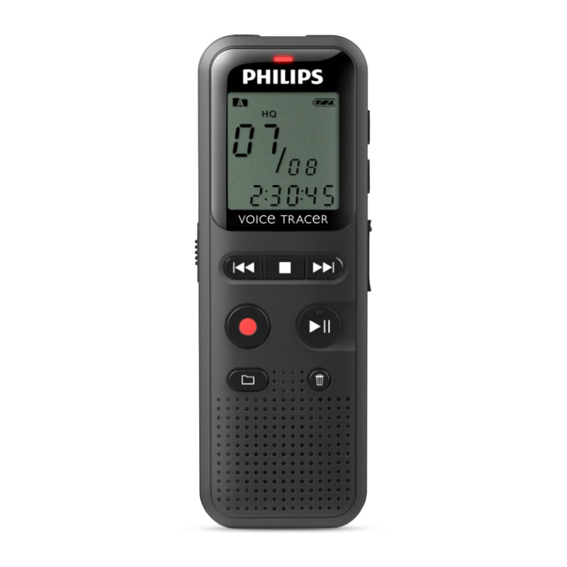 Philips DVT1150 dictaphone Mémoire interne Noir