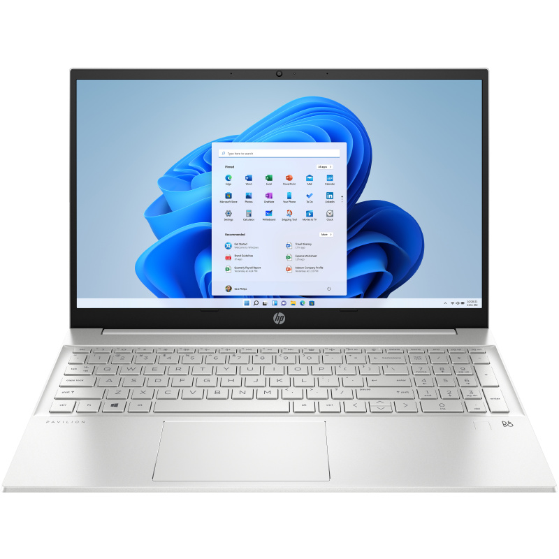 HP Pavilion 15-eh1045nf AMD Ryzen™ 7 5700U Ordinateur portable 39,6 cm (15.6") Full HD 16 Go DDR4-SDRAM 512 Go SSD Wi-Fi 6 (802.11ax) Windows 11 Home Argent