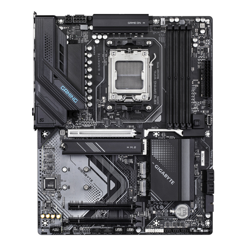 GIGABYTE X870 GAMING WIFI6 Carte Mère - Prend en charge les processeurs AMD Ryzen 9000, 8+2+2 phases VRM, jusqu'à 8000MHz DDR5 (OC), 1xPCIe 5.0 + 2xPCIe 4.0, Wi-Fi 6, LAN 2,5GbE, USB 4