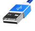ADATA 1m, USB2.0-A/USB2.0 Micro-B câble USB USB A Micro-USB B Bleu