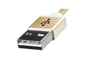 ADATA 1m, USB2.0-A/USB2.0 Micro-B câble USB USB A Micro-USB B Or