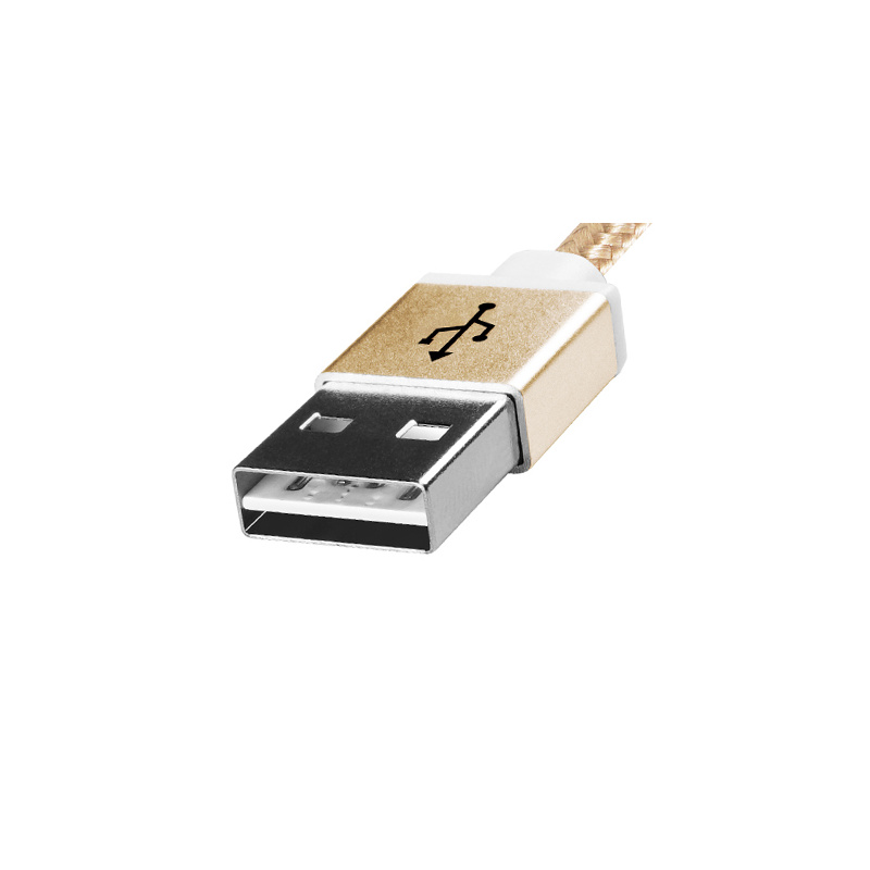 ADATA 1m, USB2.0-A/USB2.0 Micro-B câble USB USB A Micro-USB B Or
