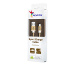 ADATA 1m, USB2.0-A/USB2.0 Micro-B câble USB USB A Micro-USB B Or