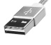 ADATA 1m, USB2.0-A/USB2.0 Micro-B câble USB USB A Micro-USB B Argent