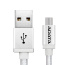 ADATA 1m, USB2.0-A/USB2.0 Micro-B câble USB USB A Micro-USB B Argent