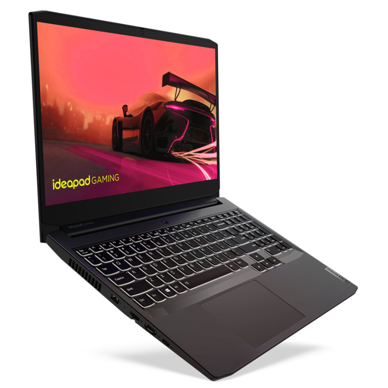 Lenovo IdeaPad Gaming 3 15ACH6 AMD Ryzen™ 7 5800H Ordinateur portable 39,6 cm (15.6") Full HD 16 Go DDR4-SDRAM 512 Go SSD NVIDIA GeForce RTX 3060 Wi-Fi 6 (802.11ax) Windows 10 Home Français Noir