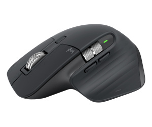 Logitech MX Master 3S souris Bureau Droitier RF sans fil + Bluetooth Laser 8000 DPI