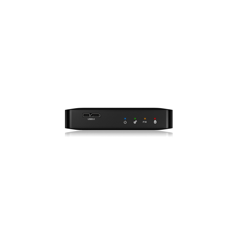 ICY BOX IB-289U3 Boîtier disque dur/SSD Noir 2.5"