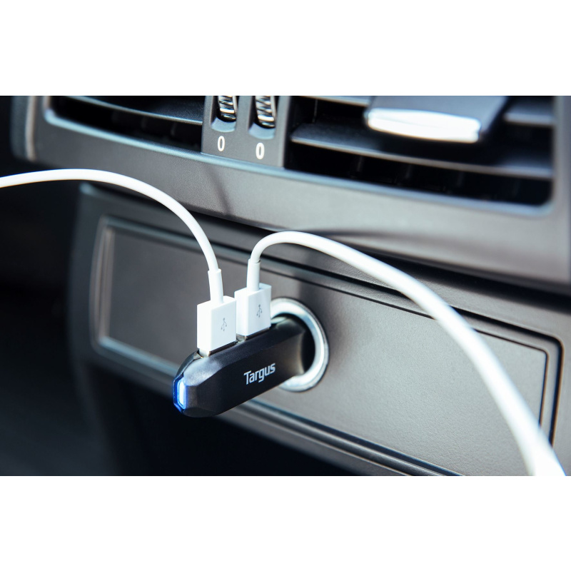 Targus APD751EU chargeur d'appareils mobiles Smartphone, Tablette Noir Allume-cigare Auto