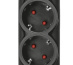 Trust 21059 protection surtension Noir 6 sortie(s) CA 1,8 m