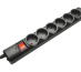 Trust 21059 protection surtension Noir 6 sortie(s) CA 1,8 m