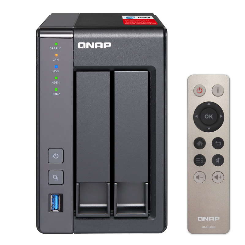 QNAP TS-251+ NAS Tower Ethernet/LAN Gris J1900