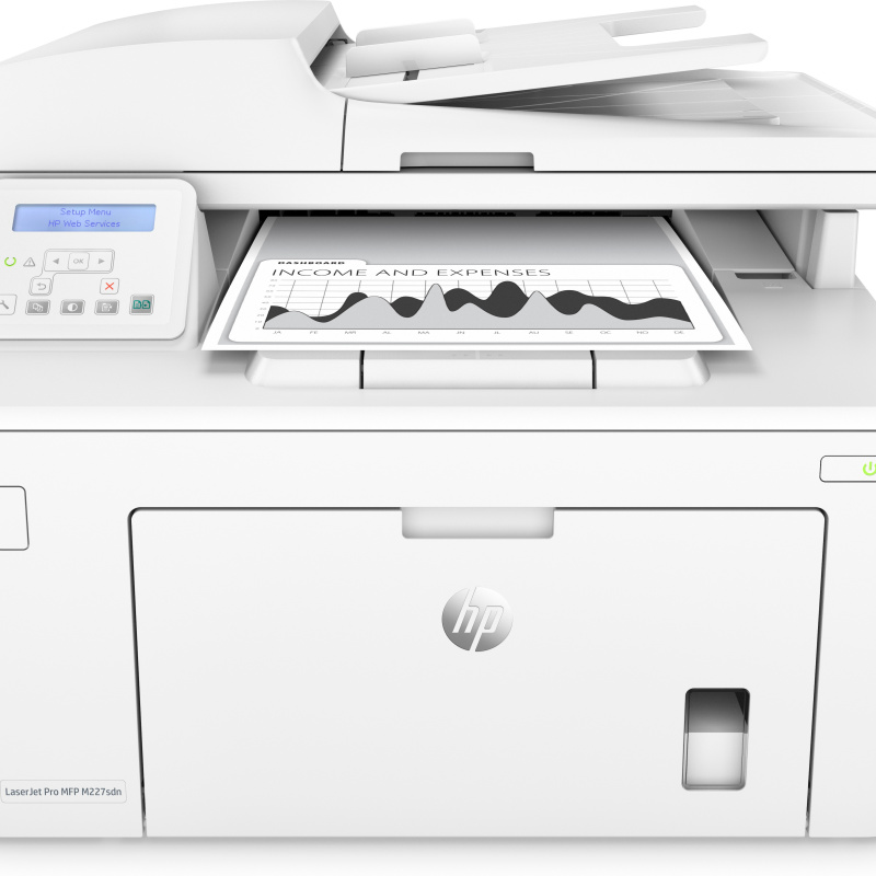 HP LaserJet Pro Imprimante multifonction M227sdn, Noir et blanc, Imprimante pour Entreprises, Impression, copie, numérisation