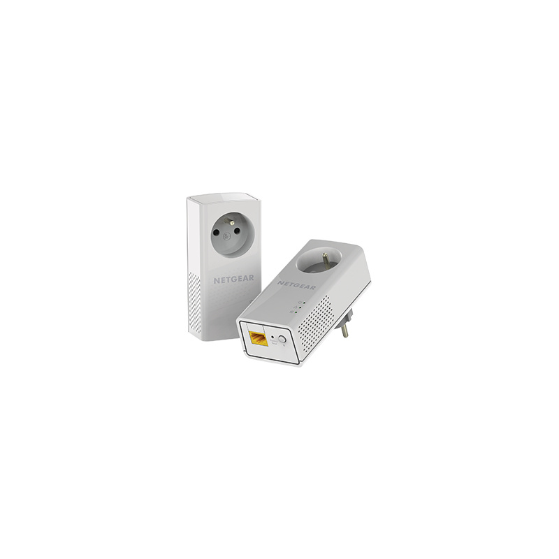 NETGEAR PLP1000-100FRS Adaptateur réseau CPL 1000 Mbit/s Ethernet/LAN Blanc 2 pièce(s)