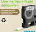 DYMO D1 - Standard Étiquettes - Noir sur blanc - 9mm x 7m
