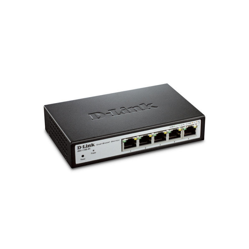D-Link DGS-1100-05 Géré L2 Gigabit Ethernet (10/100/1000) Gris