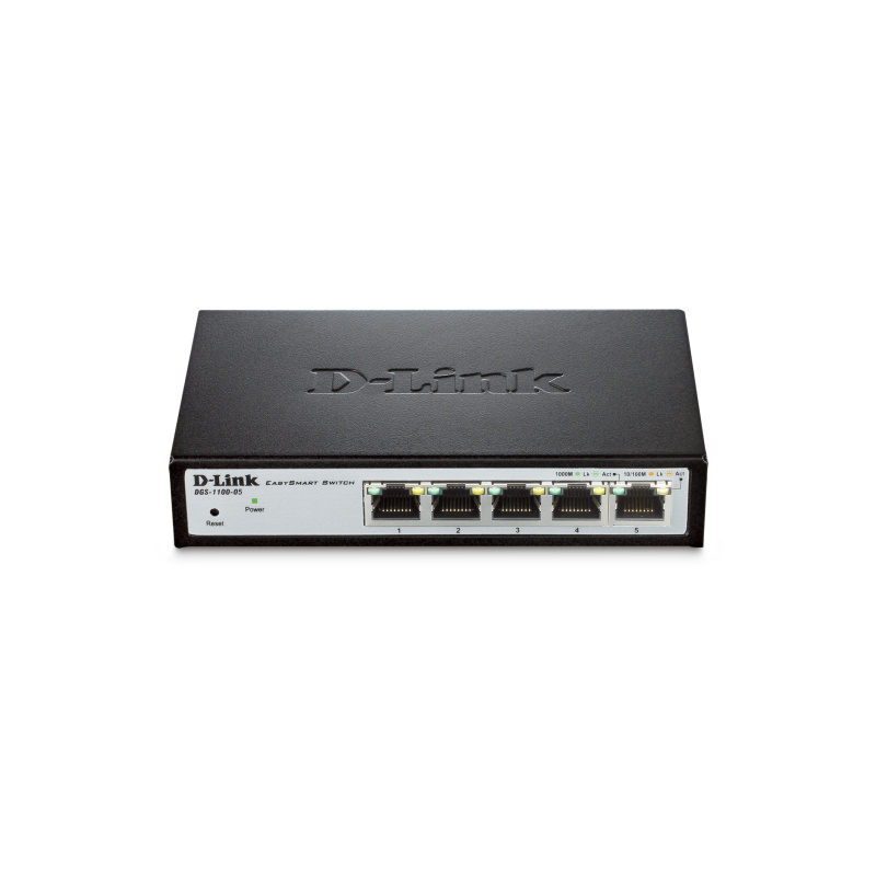D-Link DGS-1100-05 Géré L2 Gigabit Ethernet (10/100/1000) Gris