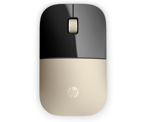 HP Souris sans fil Z3700 or