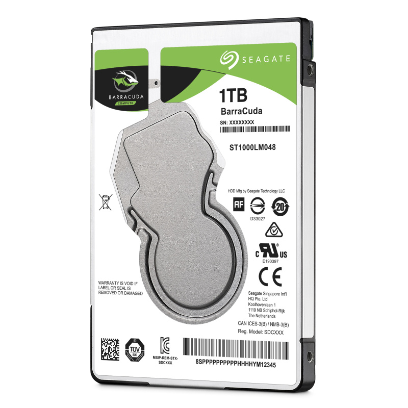 Seagate Barracuda 2.5" disque dur 1 To 5400 tr/min 128 Mo 2.5" Série ATA III