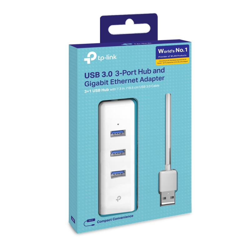 TP-Link UE330 station d'accueil Avec fil USB 3.2 Gen 1 (3.1 Gen 1) Type-A Blanc